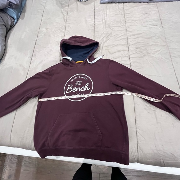 Bench Maroon Hoodie - Picture 8 of 9